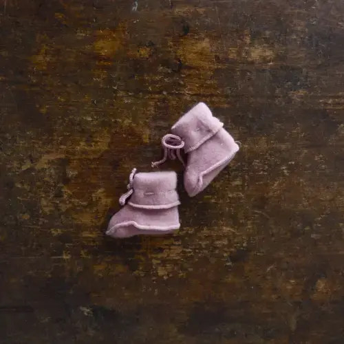 Baby Merino Wool Fleece Booties