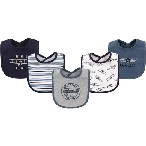 Hudson Baby Unisex BabyCotton Bibs