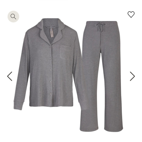 SOFT LOUNGE SLEEP SET | HEATHER GREY