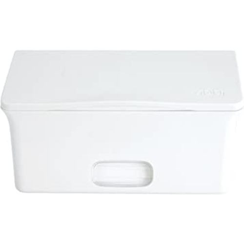 Ubbi Baby Wipes Dispenser | Baby Wipes Case | Baby Wipes Holder with Weighted Plate, Keeps Wipes Fresh and Non-Slip Rubber Feet, White