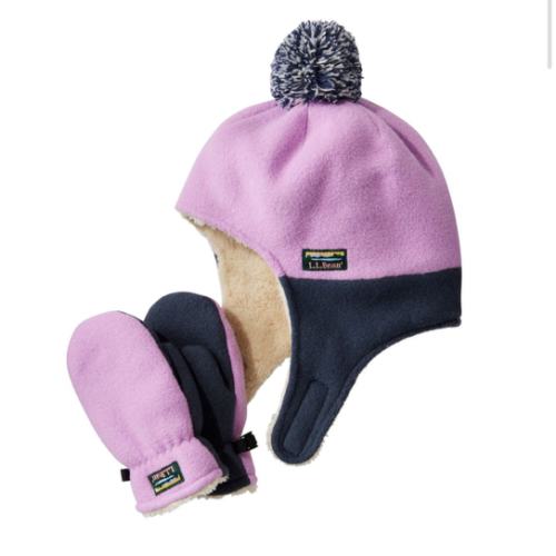 Infants' and Toddlers' Mountain Classic Fleece Hat and Mitten Set | Toddler & Baby at L.L.Bean