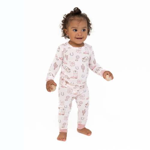 Cowgirl Boots and Bows - Long Sleeve Loungewear Set – Angel Dear