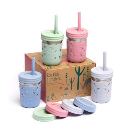 Stainless Steel 10oz Drinking Tumblers + Food Storage