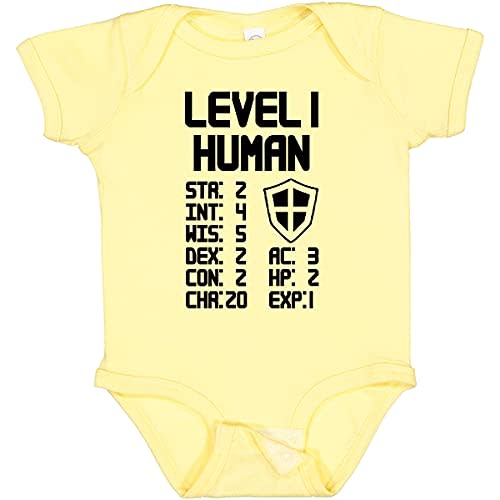 inktastic Level 1 Human Baby Bodysuit