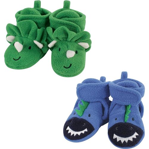 Hudson Baby Unisex-Child Cozy Fleece Booties Winter Accessory Set