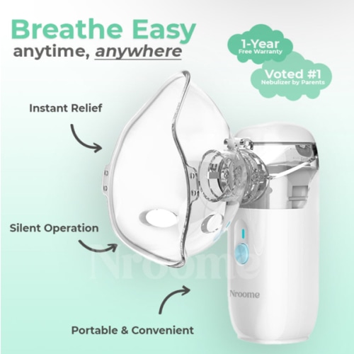 Nroome™ | Best Portable Nebulizer for Kids and Adults