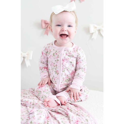 Bows in Bloom Convertible Zip Romper