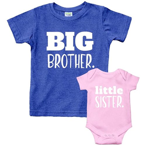 Unordinary Toddler Big Brother Little Sister Outfits brother sister Sibling Matching Baby Newborn Girl Set