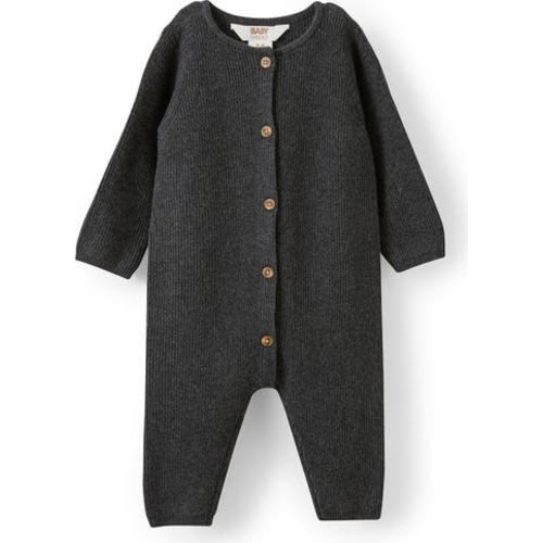 Organic Knit Long Sleeve All In One, 0-3M