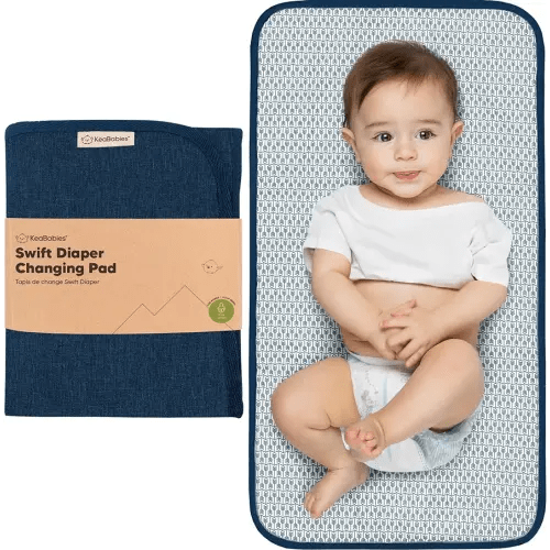 Portable Diaper Changing Pad | Navy Blue