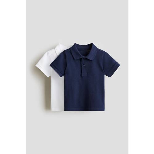 2-PACK COTTON POLO SHIRTS