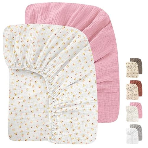 Bears - Muslin Crib Sheets