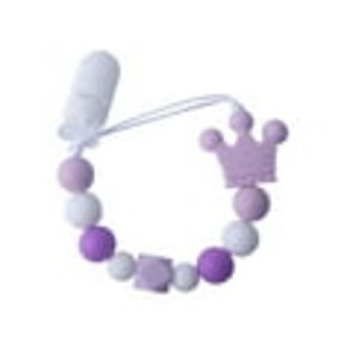 Parents Choice Wipes Baby Pacifier Clip Chain Binky Holder Teething Beads Wooden Silicone