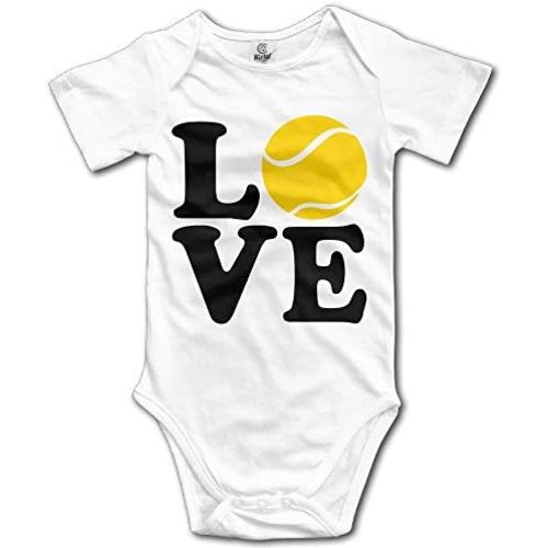 Newborn's Tennis Love Organic Baby cloths Bodysuit