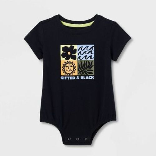 Black History Month Baby Short Sleeve Bodysuit - Black 3-6 Months