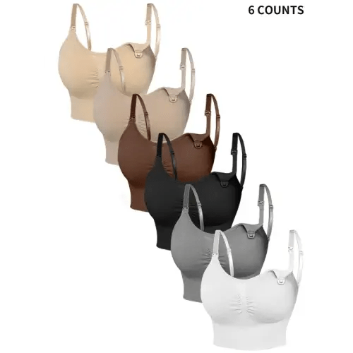 Maternity Bra, Solid Color Prenatal Removable Breast Chest Pads - TikTok Shop