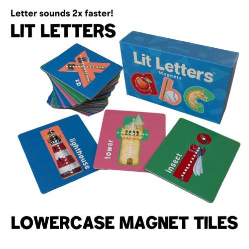 Lit Letters Magnet Tiles Official Lit to Lead Product | Lear - TikTok Shop