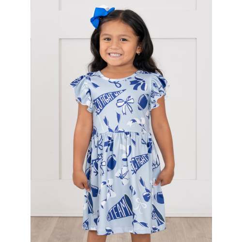 Go Team Flutter Swing Dress Kentucky