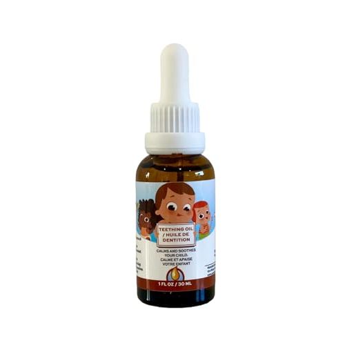 Punkin Butt Teething Oil - 1 oz - 100% Natural, for Babies - Proprietary Blend Includes Chamomile, Sunflower, Peppermint, and Clove - Baby Teething Relief with No Added Chemicals