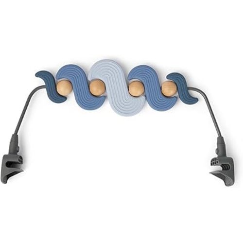 Ergobaby Evolve 3-in-1 Bouncer Toy Bar Accessory, Serene Swells