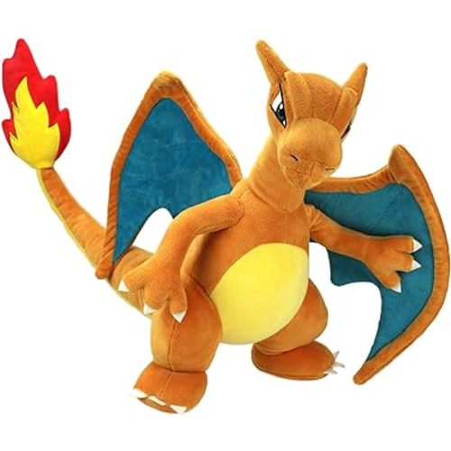 Pokemon Pokémon Large 12" Charizard Plush - Officially Licensed Charmander Evolution - Quality Soft Stuffed Animal Toy - Gift for Kids, Boys, Girls & Fans - 2+