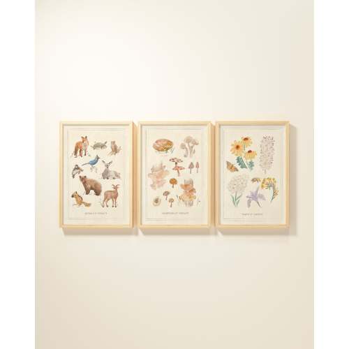 Yosemite Guidebook Framed Wall Art Set