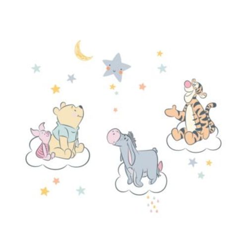 Disney Baby Winnie the Pooh Hugs Piglet/Eeyore/Tigger Wall Decals