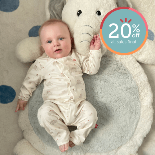 little peanut organic cotton magnetic fuss free coverall