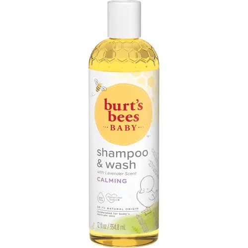 Burt's Bees Baby Calming Shampoo and Wash with Lavender, Tear-Free, 12 Fluid Ounces