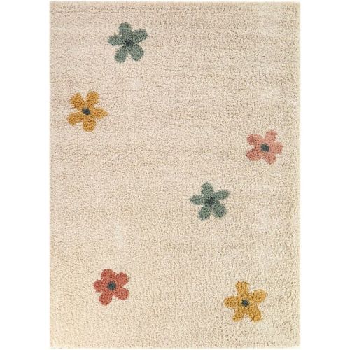 Balta Rugs Gardner Floral Kids' Rug Cream