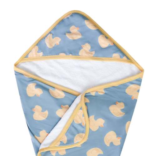 Premium Baby Knit Hooded Towel - Ducky