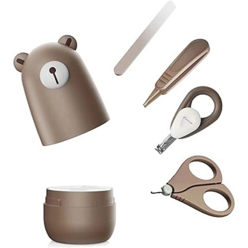 Baby Nail Clippers Set, Baby Manicure Set and Pedicure Set with Cute case. Baby Grooming Gift Set for Newborns, Infants and Toddlers