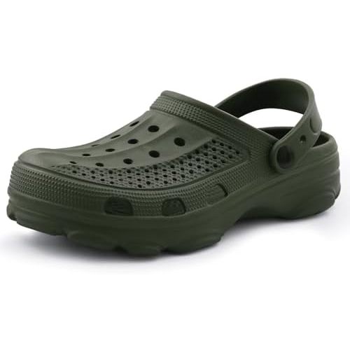 Beslip Womens Mens Garden Clogs Shoes with Arch Support Unisex Comfort Slip-on Sandals