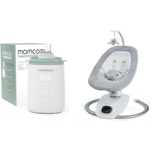 Momcozy 3D-Motion Electric Baby Swing & Momcozy Bottle Warmer