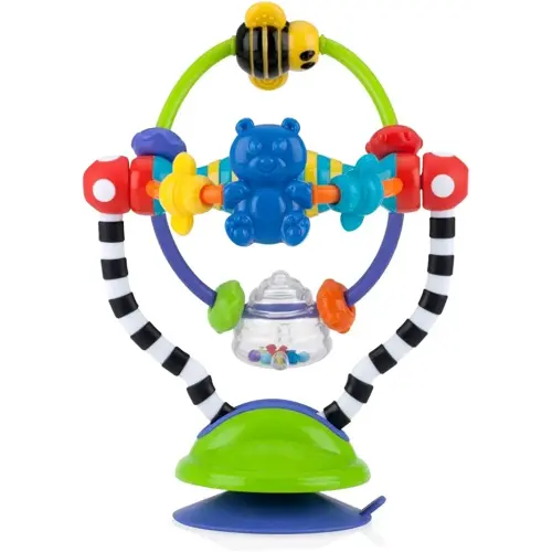 Nuby Silly Spinwheel Toy with Suction Base - Interactive High Chair Toy for Babies and Toddlers - 6+ Months
