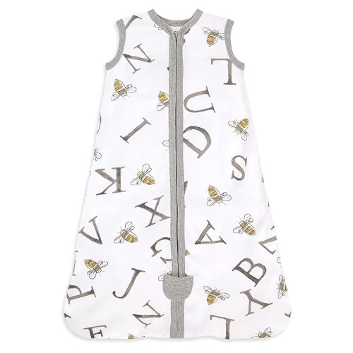 Burt's Bees Baby Beekeeper Wearable Blanket, Organic Cotton Swaddle 0.5 or 1.5 TOG, Newborn Essentials Shower Gift