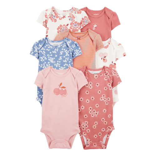 Baby 7-Pack Short-Sleeve Bodysuits - Carter's | Carter's