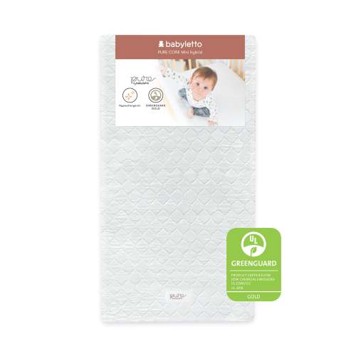 Pure Core Mini Crib Mattress w/ Waterproof Cover – Babyletto