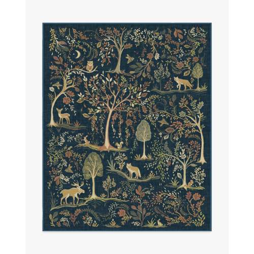 Wilder Blue Multicolor Rug | Ruggable US