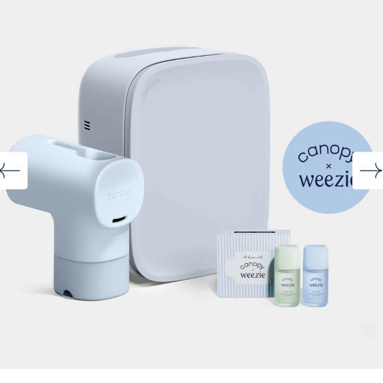 Canopy x Weezie Bundle Air Purifier & Bath Filter