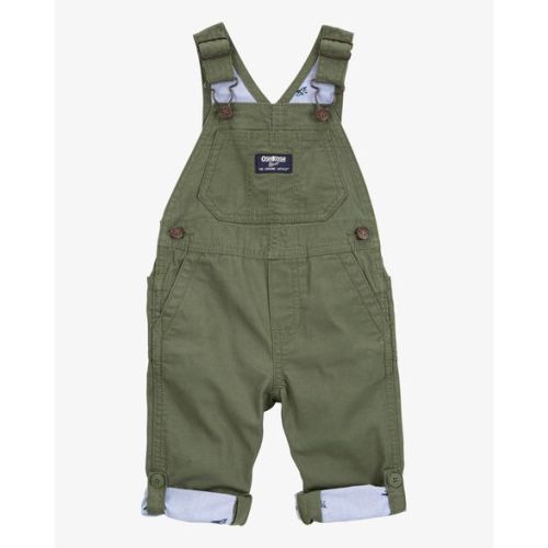 Baby Solid Canvas Overalls - Green - OshKosh | Carter's