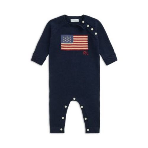 Polo Boys' Flag Cotton Coverall - Baby 9 Month