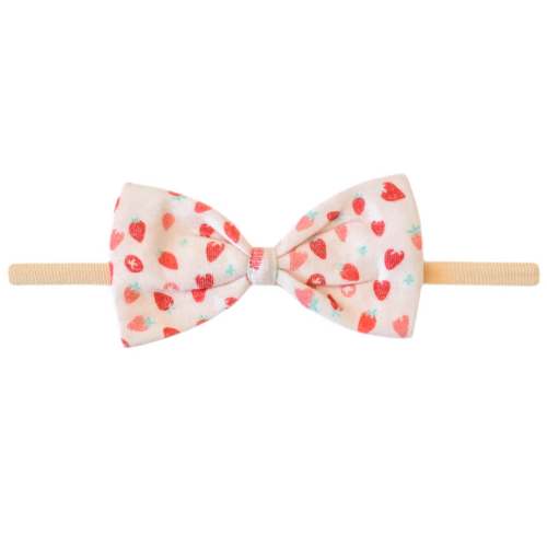 Copper Pearl - Bowtie Baby Bow, Strawberry