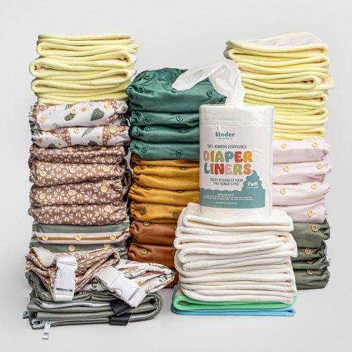 Pocket Cloth Diapers (30 Pack) (Little Explorers)