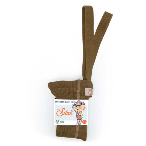 Shorty tights with braces I Acorn Brown – Silly Silas