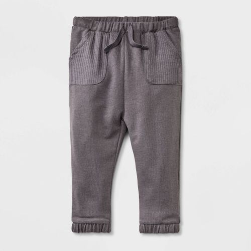Baby Boys' Knit Jogger Pants - Cat & Jack™, Color: Gray, Size: Infant3-6M