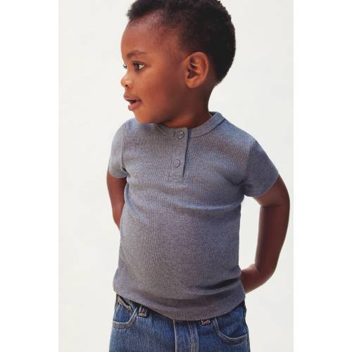 2-PACK RIBBED COTTON HENLEY SHIRTS