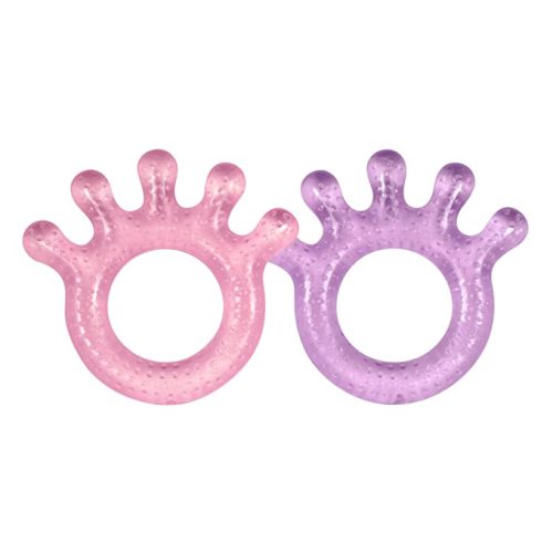 green sprouts Cooling Teether (2 Pack), Pink Set, 3 Months+ - Everyday - 2 Count (Pack of 1)