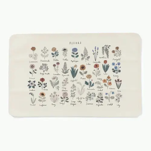 Gathre Micro Baby Changing Mat, Color: Fleurs