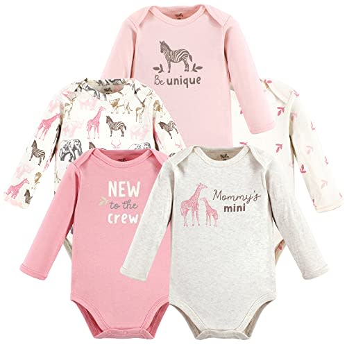 Touched by Nature unisex-baby Organic Cotton Long-sleeve Bodysuits